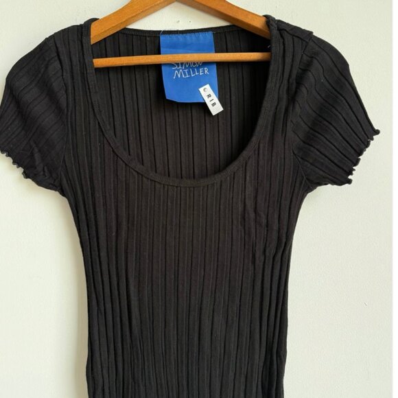 Simon Miller RIB Troopa Dress - Black - Picture 1 of 3